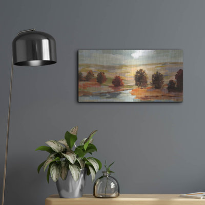  «Fall Country Landscape C» par Silvia Vassileva, art mural en métal