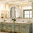 Cozy Design Tempered Glass Framed Wall-Mounted Bathroom Vanity Mirror-102799394-102799396-102799377
