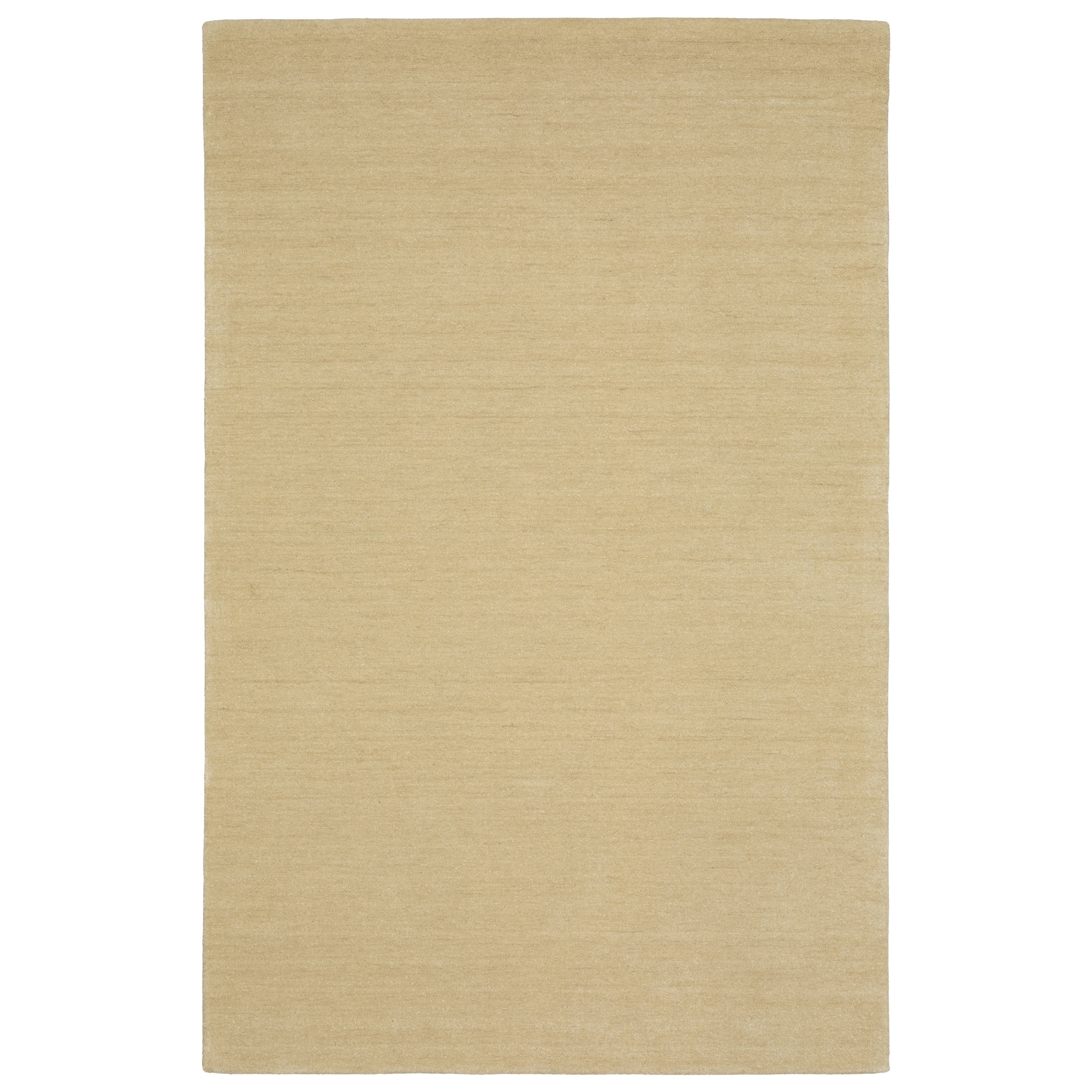 Yolandi Handmade Wool Beige Rug, Rectangle 5' x 8'