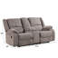 Causeuse inclinable rembourrée 77,9 po Ryong