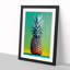 FRM-V0523-1848X Pineapple Painting Vol.1 - Single Picture Frame Print-1335910246-1335910245