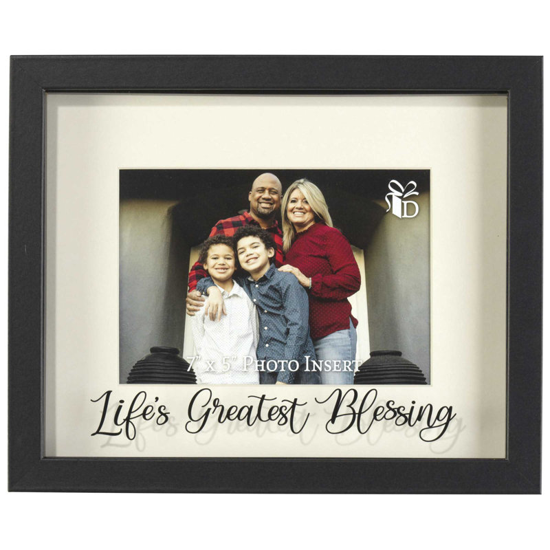 Black Picture Frame with Mat