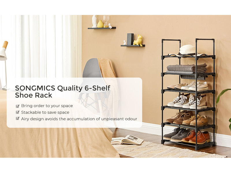 12 Pair Shoe Rack