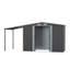 Dark Grey Garden Storage Shed