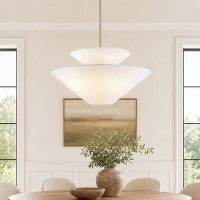 Lustre à plusieurs niveaux à 5 lumières, à intensité variable et à hauteur réglable