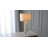 Lampe de table cylindrique Alabaster - laiton