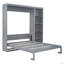 Grand lit escamotable mural avec tablettes (lit)-400414338