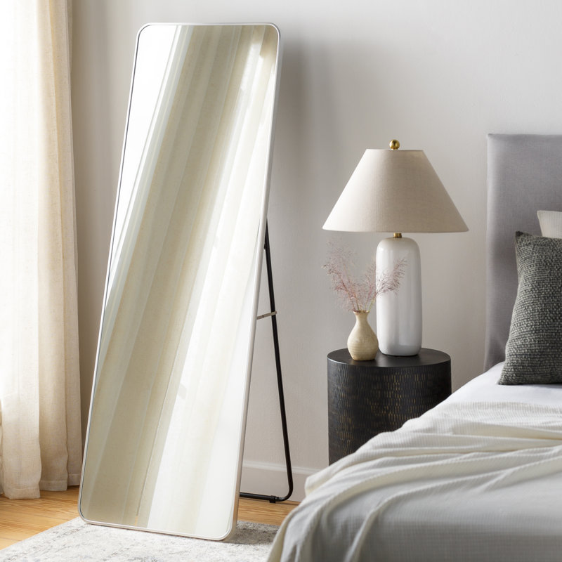 Destefano Essence Full Length Mirror, Silver, 72" x 36"