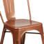 Chaise d'appoint empilable en métal Lily-1652496484