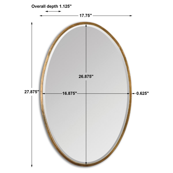 Russell Oval Metal Wall Mirror & Reviews | Joss & Main