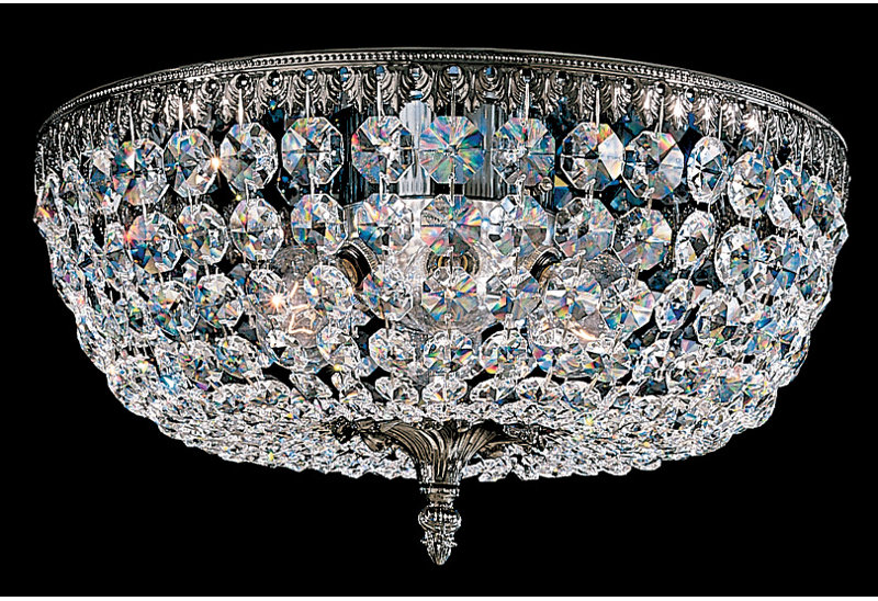 Rialto 6 - Light Flush Mount, Heirloom Gold / Swarovski Spectra