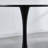 Black Rectangular Manufactured Wood Dining Table