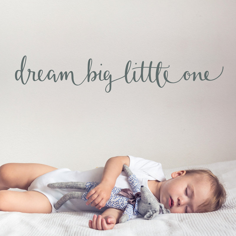 Wall Decal, 9cm H x 50cm W, Dark Grey