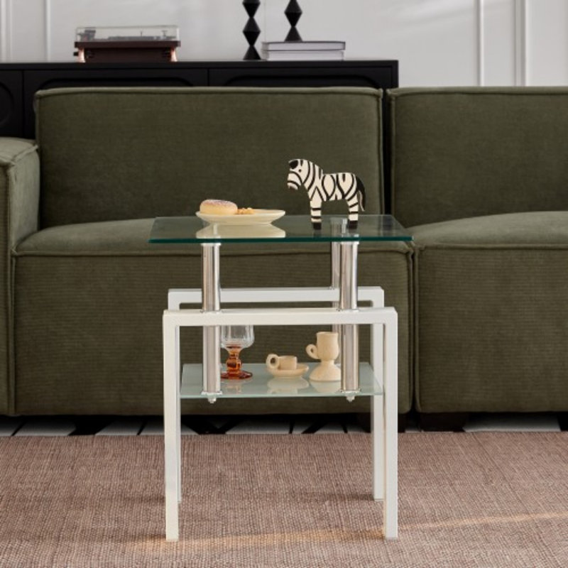 Tables de bout, Blanc