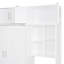 Lit escamotable double compact avec rangement, conception moderne en MDF pour un espace de vie compact