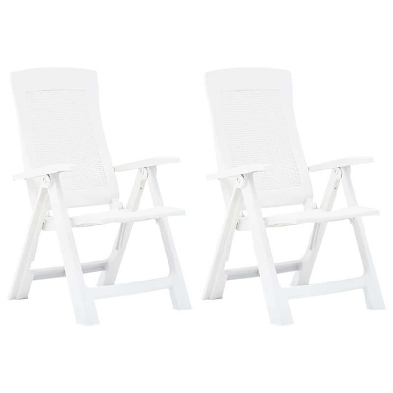 Chaise longue Sarann, Blanc