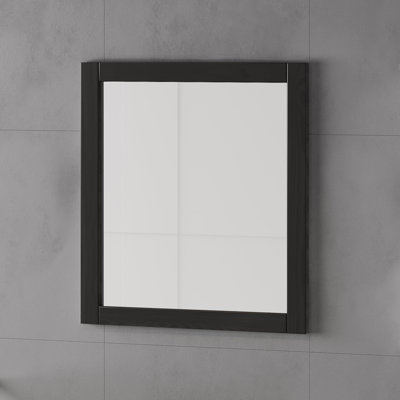 Eberharda Solid Wood Rectangle Mirror