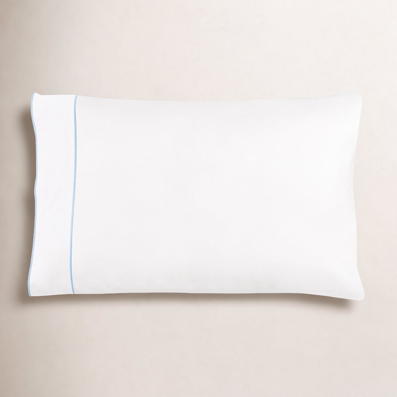 Evanston PCASE PAIR, Blue, King Pillowcase