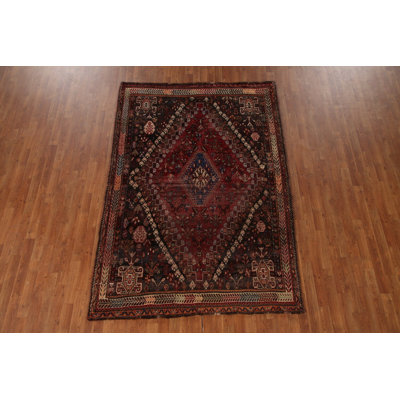 Antique Vegetable Dye Traditional Area Rug 6x8