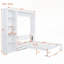 Lit escamotable multifonctionnel avec tablettes-112542213-112542210