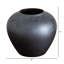 7 po Vase noir rond