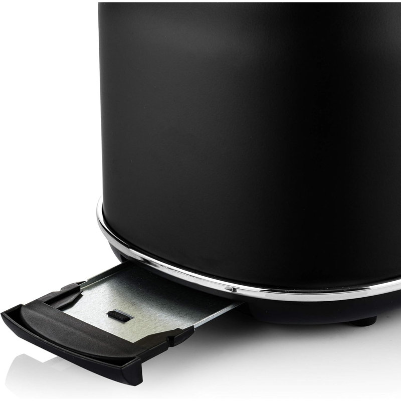 Retro 2 Slice Toaster, Black