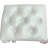 Dresden II Bone White Finish Vanity Stool
