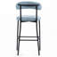 Ensemble de tabourets de bar rembourrés avec repose-pieds Teddy-1425738751