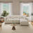 Normail 95.4''  Upholstered Sofa, Cloud Sofa, Sectional Sofa Couch Modular Sleeper Sofa for Living Room-306472630