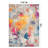 Noires Abstract Ivory/Gray/Blue Area Rug-1570309462