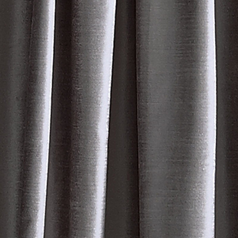 Paire de rideaux obscurcissant avec passe-tringle Modern, Anthracite, L 50 po x L 96 po