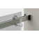 60'' W x 76'' H Double Sliding Frameless Shower Door with 5/16"(8mm) Clear Tempered Glass