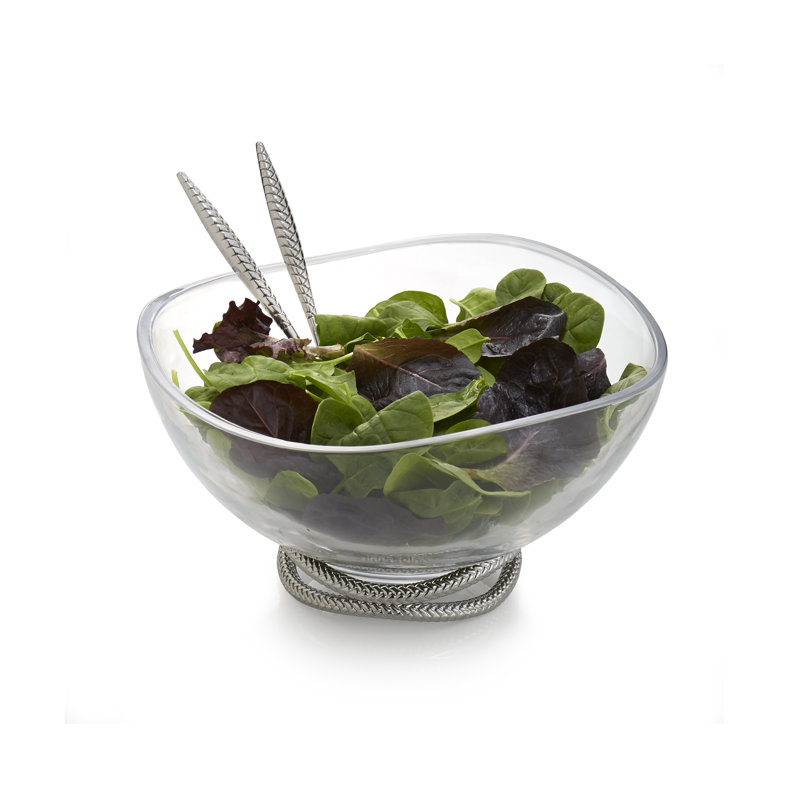 Bol à salade en verre tressé Nambe