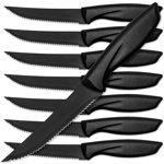 Lux Decor Collection 8 Piece Stainless Steel Steak Knife Set