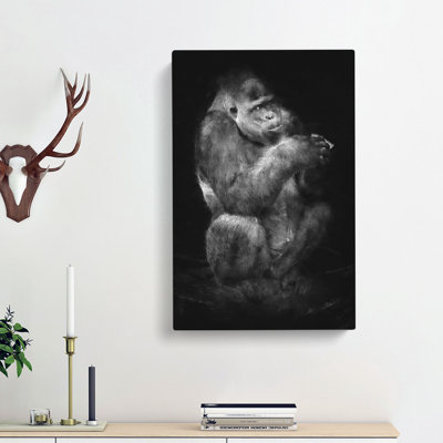 Lowland Gorilla - Wrapped Canvas