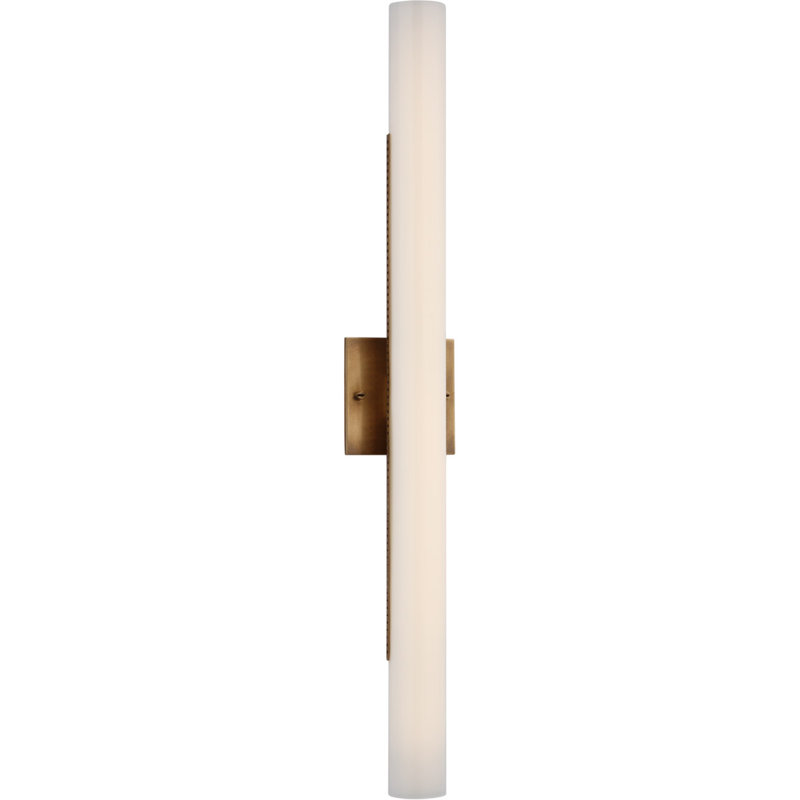 Kelly Wearstler Precision 28" Bath Light, Antique Burnished Brass