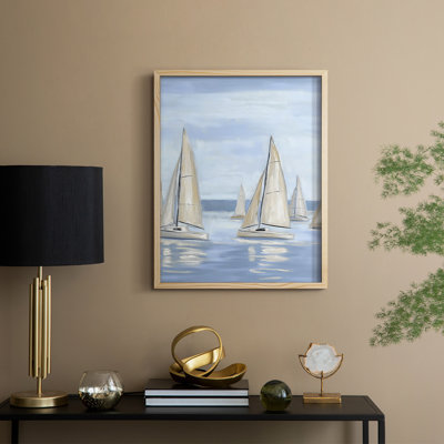 NAUTICAL Series V, reproduction encadrée - bois massif