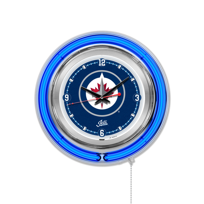Horloge murale 15" nhl, Winnipeg Jets