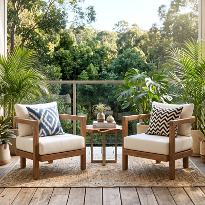 Thurmont Acacia Outdoor Lounge Chair