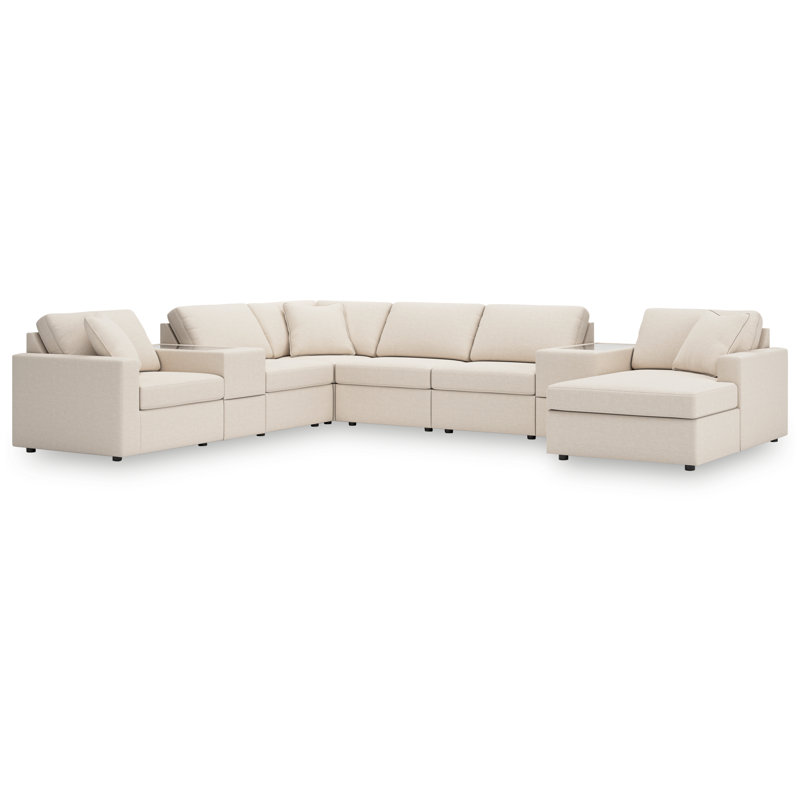 Canapé modulaire 8 pièces avec méridienne Modmax, Orienté à gauche (vu de face)