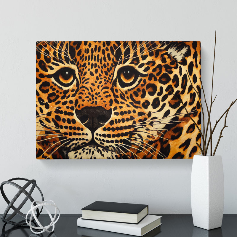 Dreamy Leopard - Wrapped Canvas, 35cm H x 50cm W x 3cm D