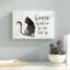 «Cat is Home», reproduction d'art textuel sur toile tendue-27616124