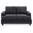 Cozy Transitional Loveseat For Two