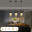 1-Light Matte Black Kitchen Island Pendant
