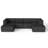 Compression Comfy Cloud 135" Wide 6-seat Modular Sofa Couch Upholstered Boneless Sectional-1164823499
