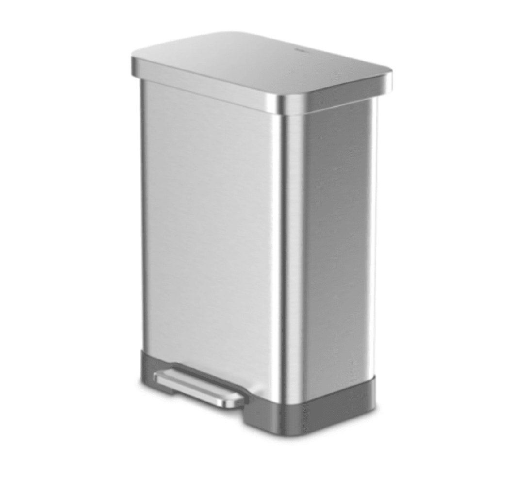 Qualiazero 20 Gallon Stainless Steel Step On Kitchen Trash Can Qualiazero 