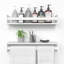 Tablettes flottantes 23 "avec barre avant Rigga
