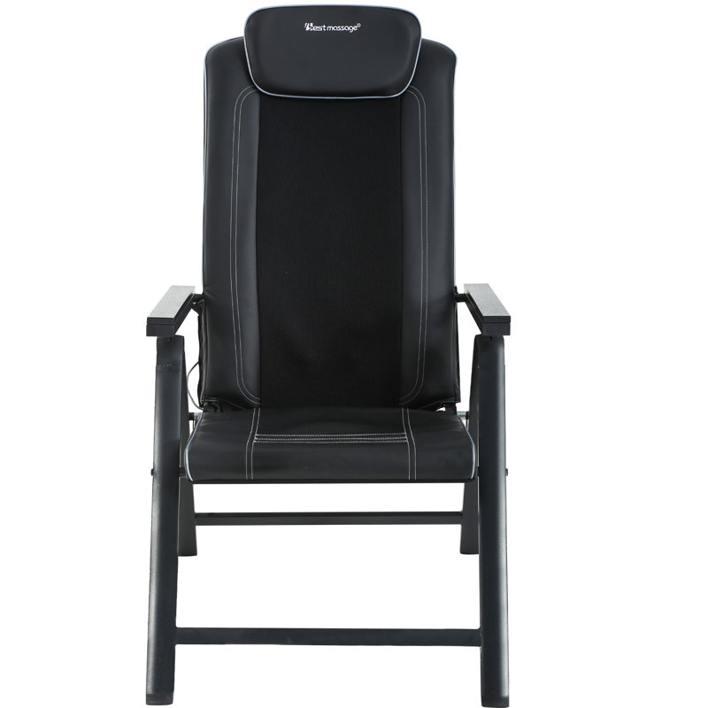 Fauteuil de massage chauffant en similicuir