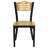 Prompton Slat Back Metal Restaurant Chair-427598018
