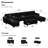 Shavera 7 - Piece Oversized 154.2'' Wide U Shaped L Shaped Velvet Sectional Sofa Living Room Couch Modular Sofa with Storage Ottomans-1027612627
